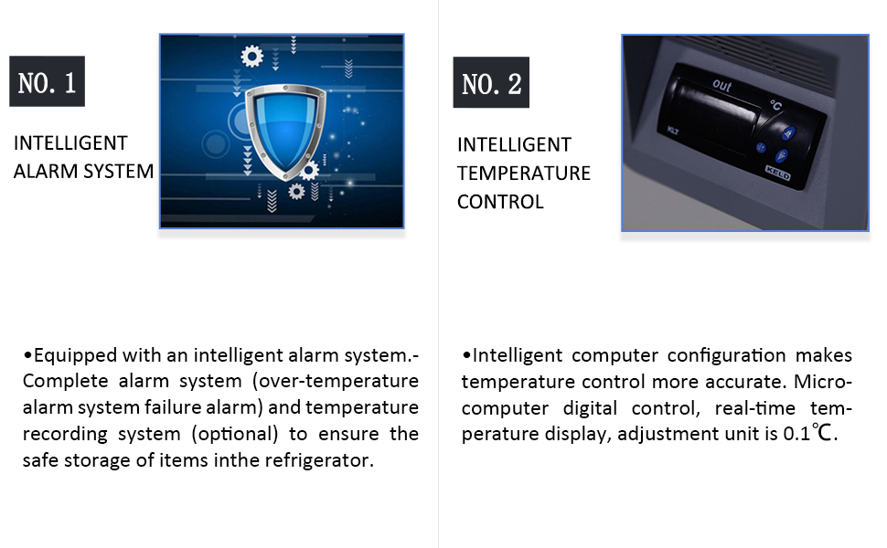 HNZXIB 58L -86° C Horizontal Ultra-Low Temperature Laboratory Freezer (110V)