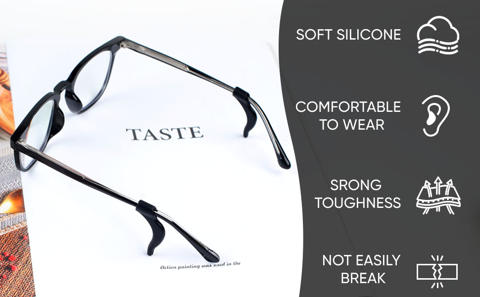Eye Glasses Ear Grippers 24 Pairs