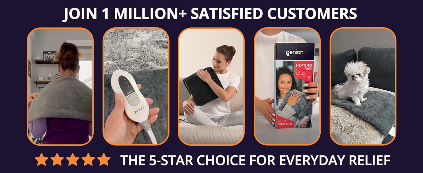 perfect for everyday relief heating pad manta termica