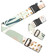 Rimilak 2 Pack Luggage Straps Suitcase Belts, Heavy Duty Adjustable Suitcase Belts Travel Bag Acc...