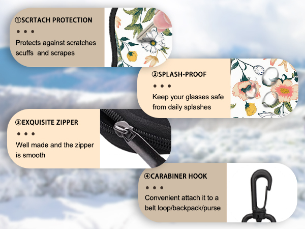 soft sunglasses case