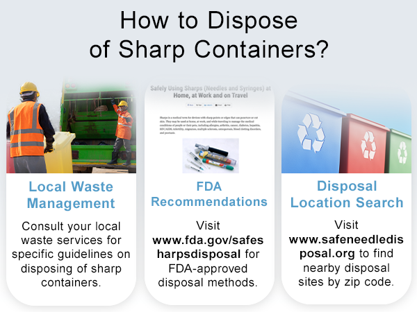 sharps containers for home use, needle disposal containers home, sharps disposal container, box