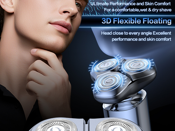 USB Type-C Fast Charging Shaver – 90 Min Runtime