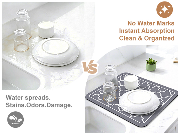 Counter Easy Clean Dish Mat