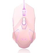 MageGee G10 Gaming Mouse Wired, 7 Colors Breathing LED Backlit Gaming Mouse, 6 Adjustable DPI (up...