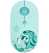 FOPATO F11 Rechargeable 3-Mode Wireless Mouse, Compact Design Computer Mice, Silent Clicks and Li...