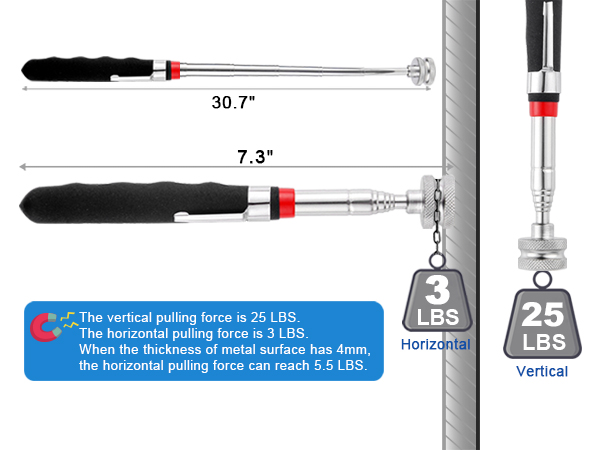 telescoping magnetic pickup tool