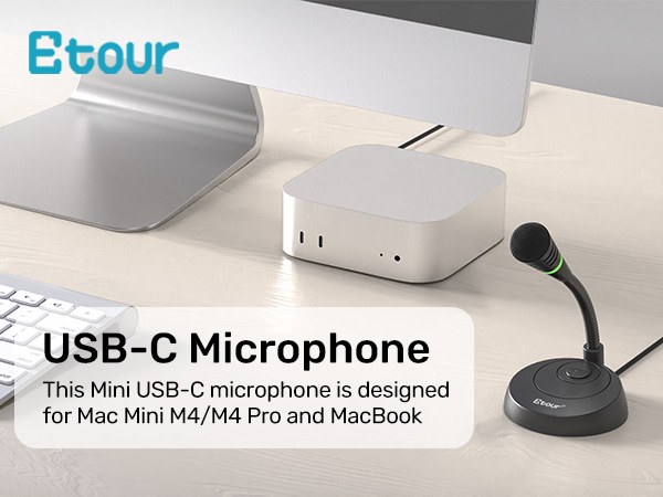 microphone is designed for Mac Mini M4/M4 Pro and MacBook