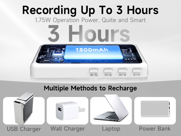 SYNCO M4 vlog screen for 3 Hours 