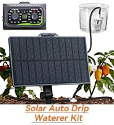 RAINPOINT Easy-Setup Solar,Rechargeable,USB-C Powered Automatic Drip Irrigation Kit System for Ga...