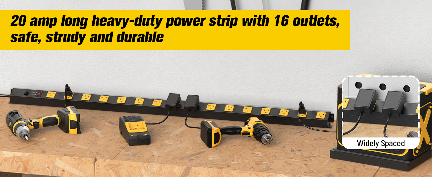 heavy duty power strip
