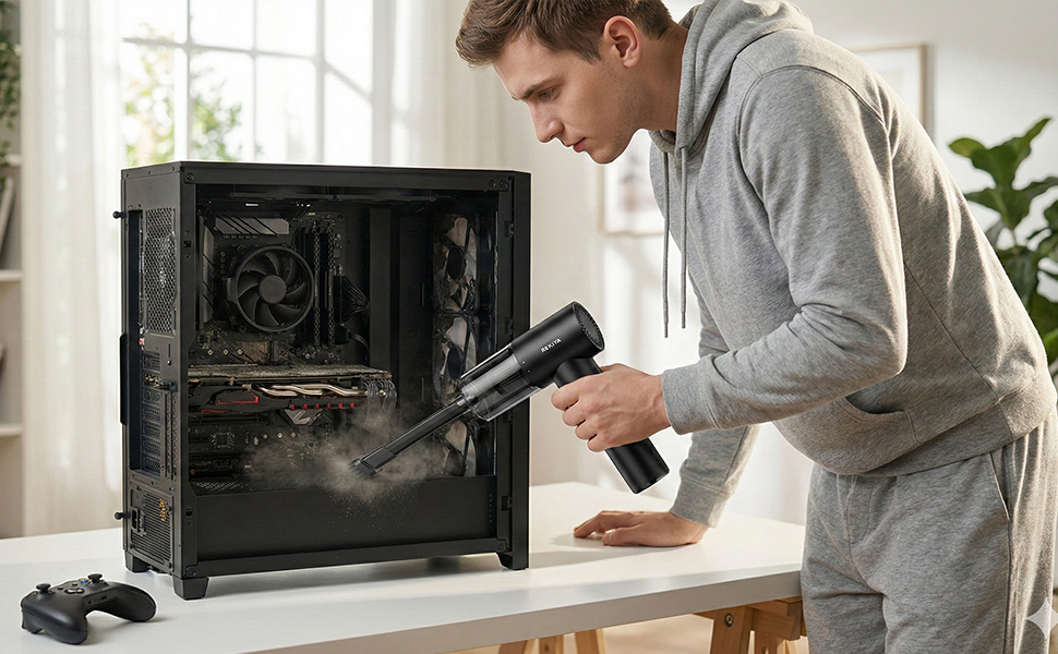 REIKIYA Computer Keyboard Vacuum Cleaner