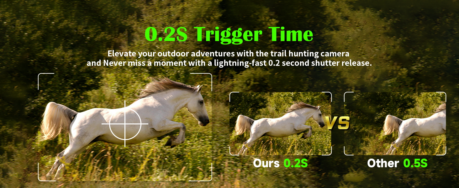 0.2S Trigger Time hunting camera