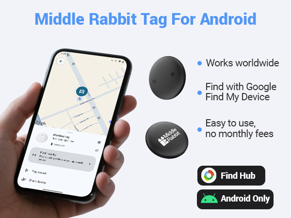 Android airtag air tag tracker for samsung phone find my device google find hub 