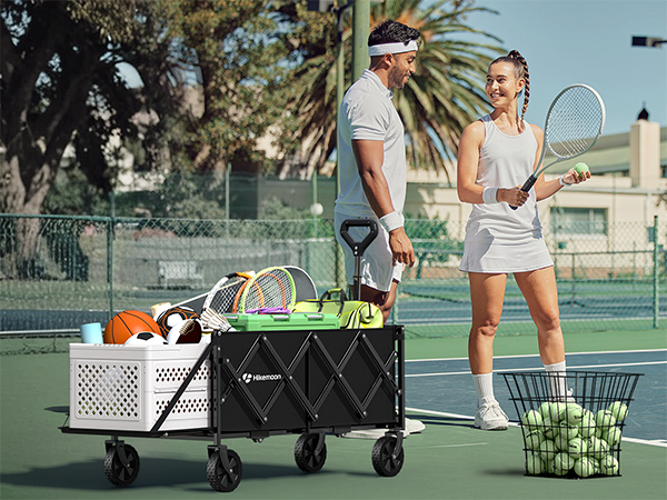 Hikemoon utility wagons carts foldable for sports