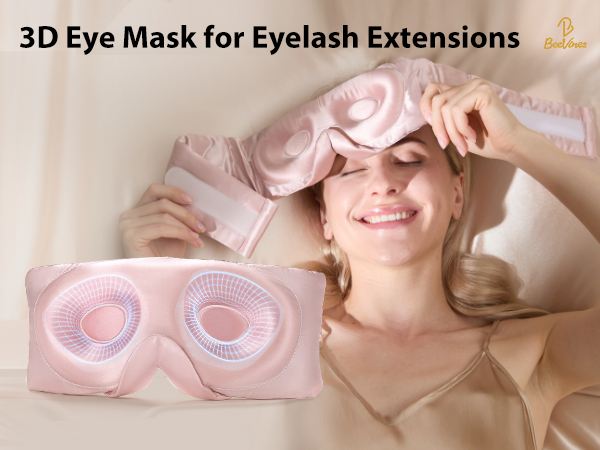 3D contoured sleep mask