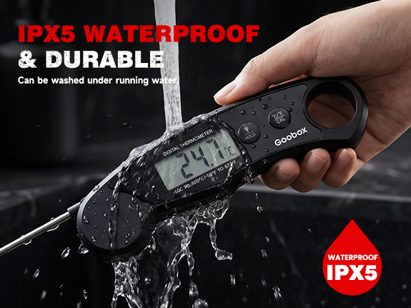 IPX5 waterproof