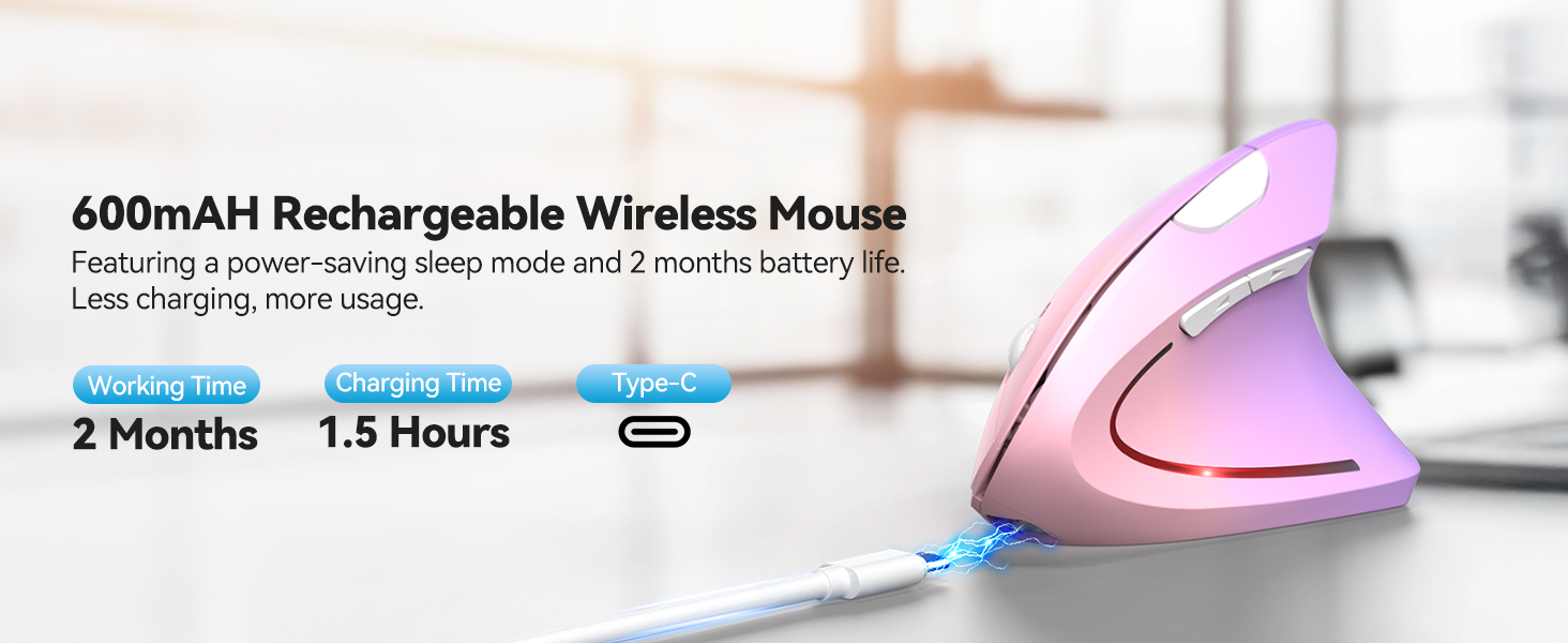 bluetooth ergonomic mouse