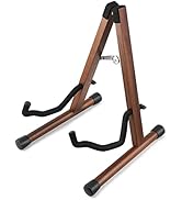Donner Wood Guitar Stand, Acoustic Electric Wooden Guitar Floor Stand, A Frame Folding Guitar Hol...