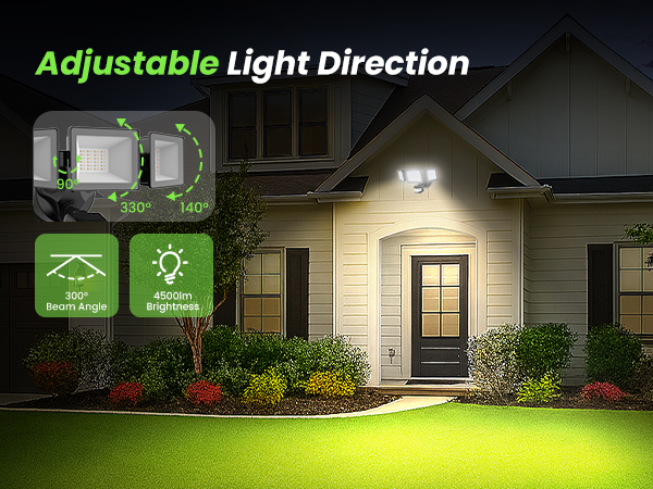flood lights outdoor motion sensor