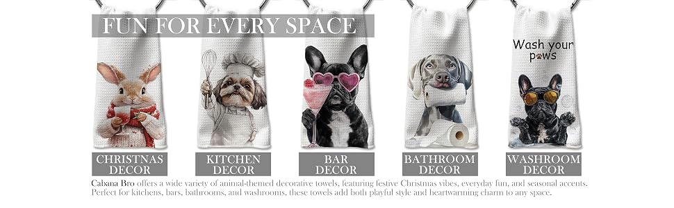cabana bro funny dog towel