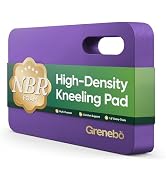Grenebo High-Density NBR Foam Garden Kneeling Pad, 1.6" Extra Thick Gardening Pads for Kneeling, ...
