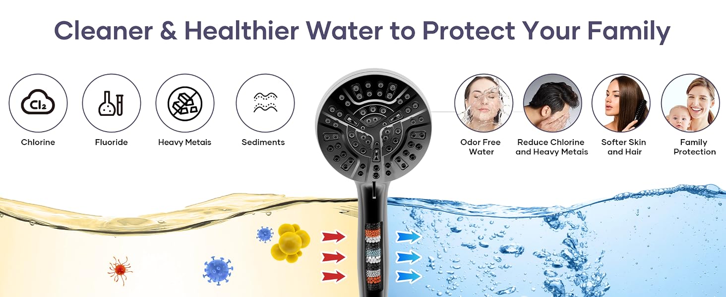 shower head with handheld combo