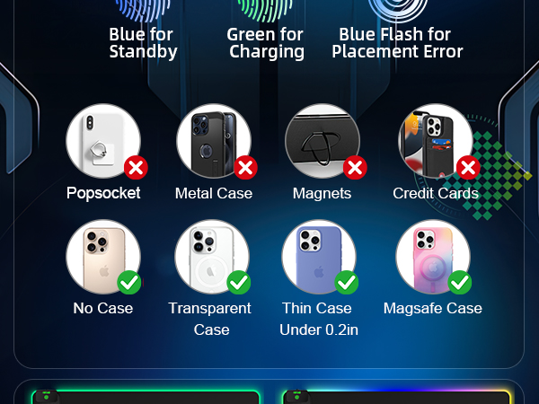 Magnetic Charging Mouse Pad
