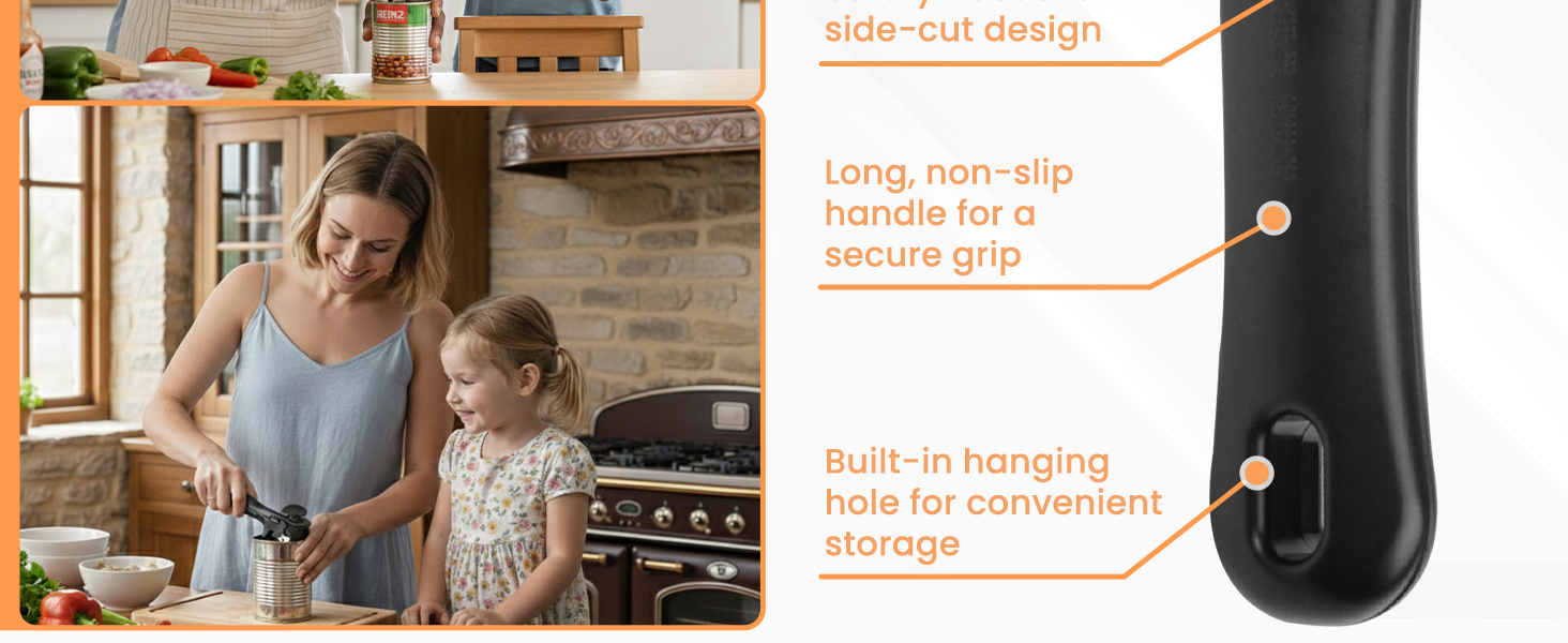 stainless steel can opener