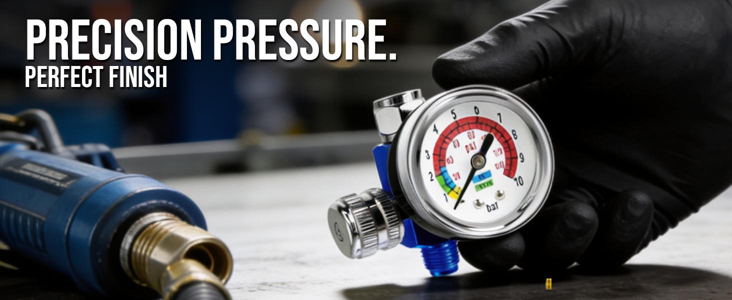 furniture refinishing spray gun gauge wood lacquer finish regulador de presion pistola para pintar