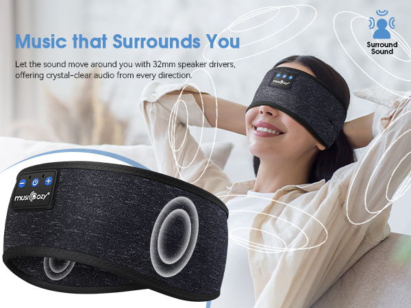sleep headband headphones