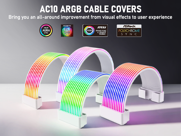 RGB PSU Extension Cable Cover Kit