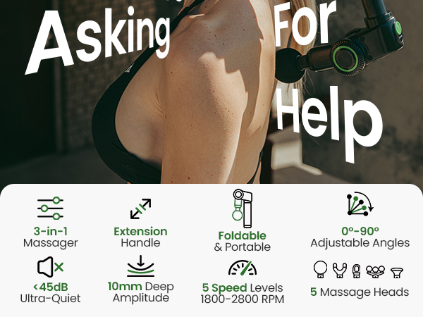 deep tissue massage gun