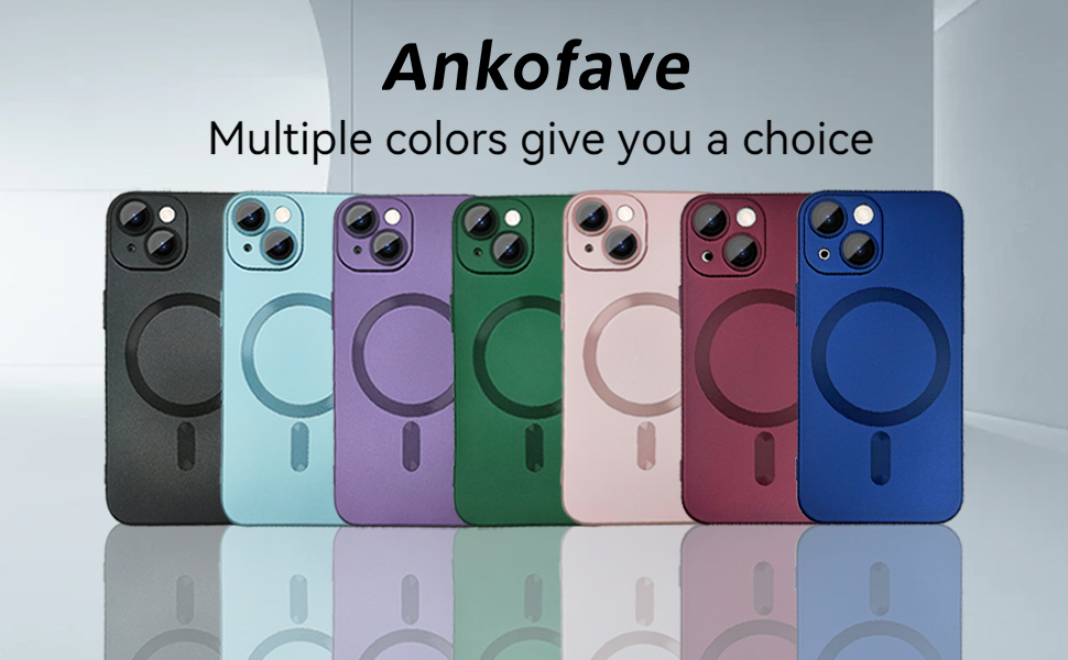ankofave Magnetic Case for iPhone 14 Phone Case for Women/Men