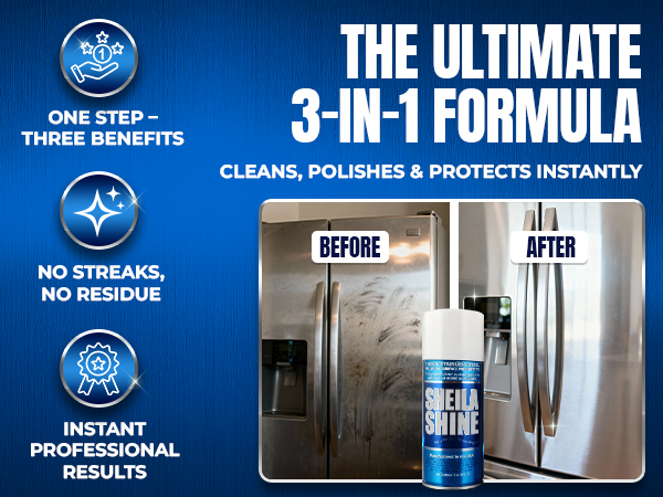 Kitchen Appliances, Refrigerators, Sinks, Ovens &amp; Grills - Stainless Steel Appliance Cleaner Spray