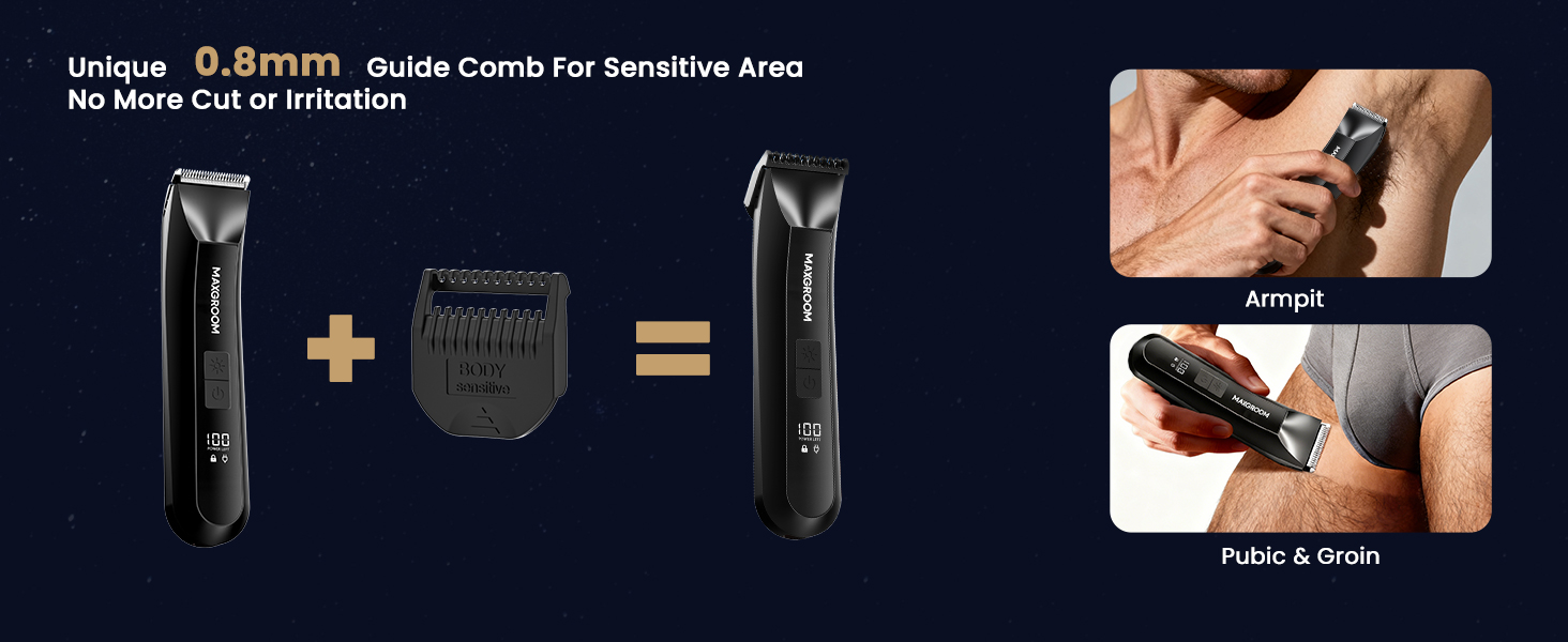 manscape manscaper electric mens groin body ball pubic hair trimmer shaver razor grooming kit men