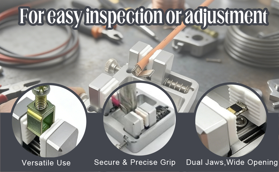 aluminum soldering clamp adjustable welding wire fixture
