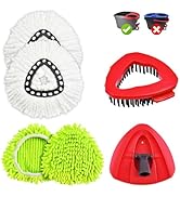 6 Pack Mop Heads Replacement for Ocedar EasyWring 1 Tank Spin Mop System,Include 2 Microfiber Spi...