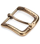 TYWestyles 1.5 inch Belt Buckle Single Prong Solid Antiqued Brass for Men Women Belt