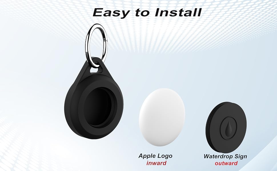 Airtag holder instalation