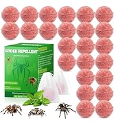 24 Pack Spider Repellent Indoor, High-Strength Peppermint Spider Repellent for Indoor Outdoor, Sp...