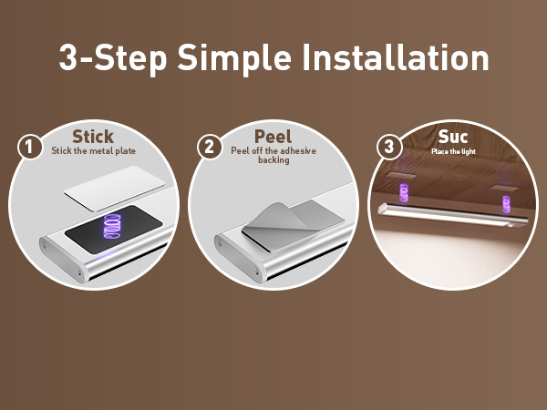 stick on motion sensor light for shelves