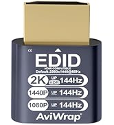AviWrap HDMI 2.1 Dummy Plug,HDR EDID Emulator Virtual Display Adapter,HDMI Headless Adapter,Suppo...