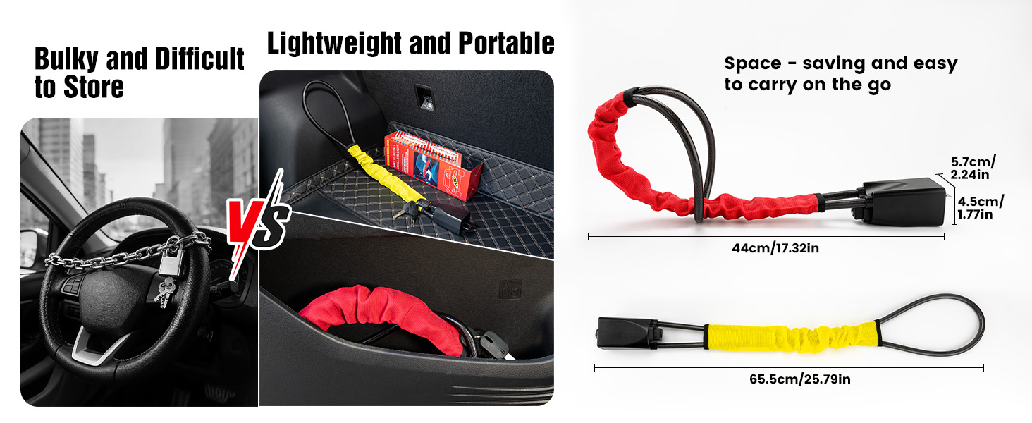 Steering Wheel Lock Anti Theft Car Device