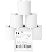 4x6 Thermal Labels Roll – 6 Rolls, 250 Labels/Roll – Shipping Labels 4x6, Perforated &amp; Strong Adh...