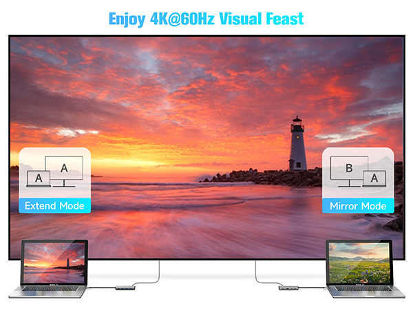 usb c hub 4k 60hz 30hz hdmi port