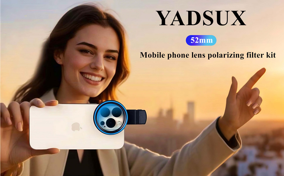 Mobile phone lens polarizing filter