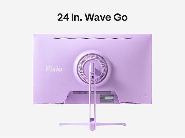 Pixio PX246 Wave Purple 24 inch 120Hz Refresh Rate FHD 1080p Resolution IPS Panel 4ms GTG Response T...