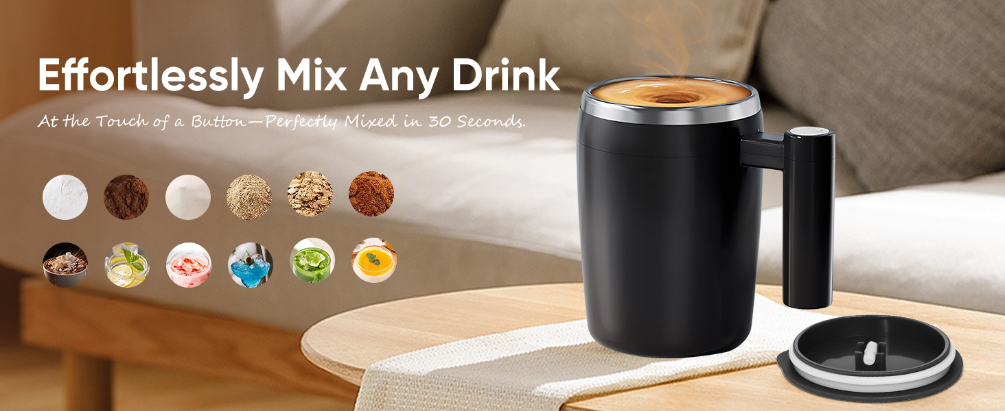 Self Stirring Coffee Mug