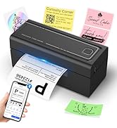 Hoorola Bluetooth Thermal Label Printer, Wireless 4x6 Shipping Label Printer for Small Business &amp;...